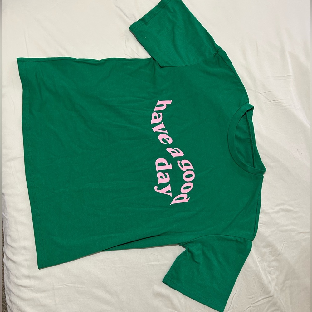 Green shirt